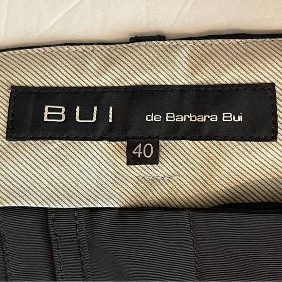 BUI By Barbara Bui Black Academia Minimalist Neutral Skirt NWOT Size M - Picture 8 of 12